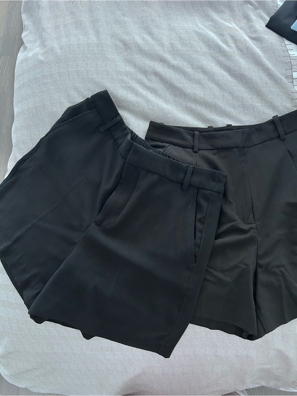Zara black shorts size S
